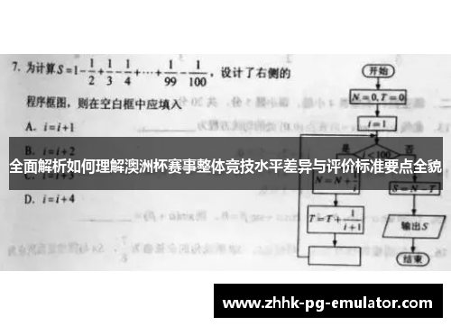 全面解析如何理解澳洲杯赛事整体竞技水平差异与评价标准要点全貌
